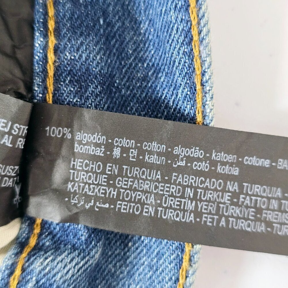 NWT Zara High Rise Straight Leg Jeans Sz. 6 - Picture 6 of 7